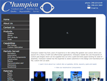 Tablet Screenshot of championgasket.com